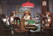 Coolidge a friend in need perros poker