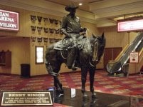 South Point Casino Benny Binion Statue 3 4 2023 Plaque Added