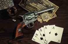 Sixgun Chips and Cards