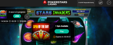 pokerstars how to use free spins