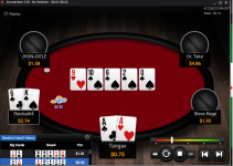 instead of slow play AA, there was two spades so you needed larger bet to snuff out flush draw...png