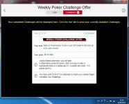 Weekly Poker Challenge Offer