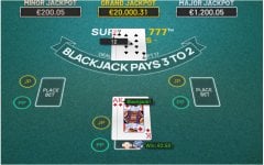 Get a natural blackjack