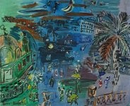 Raoul Dufy Lancien casino de Nice de nuit LOW