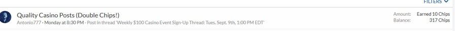Quality Casino post sept 9