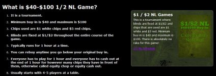 1 cash games