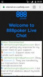 Chat 888 poker